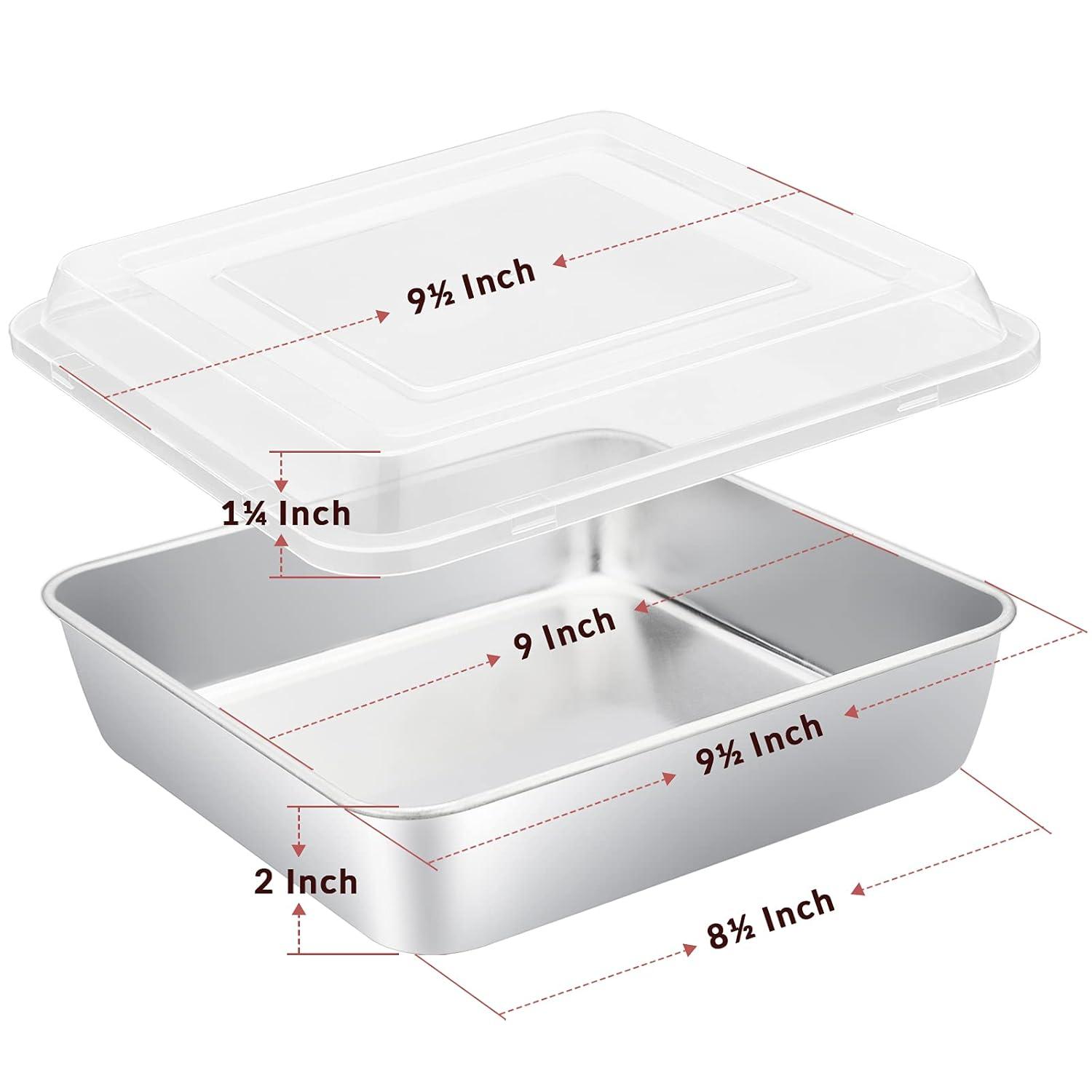 Nordic Ware Nordic Ware Natural Commercial Square Cake Pan with Lid