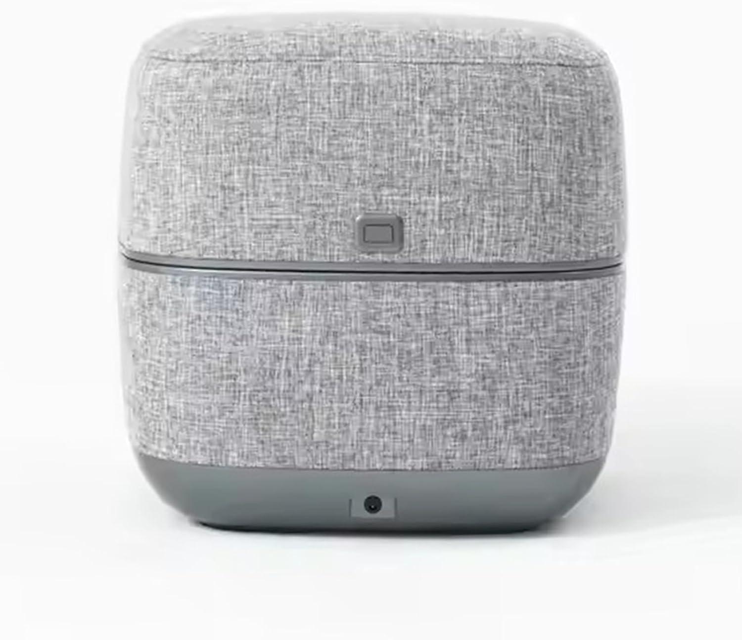 Ottoman Foot Massager by Ottossage, Rechargeable Massaging Ottoman with Removable Lid