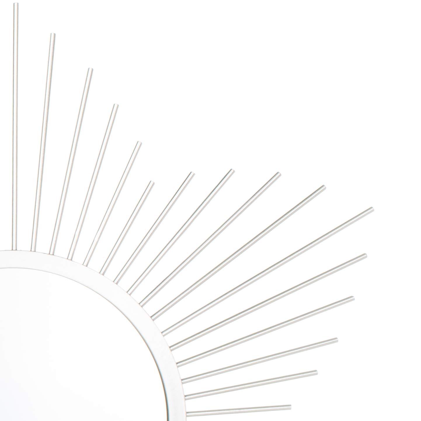 River Sunburst Mirror - Silver - Safavieh