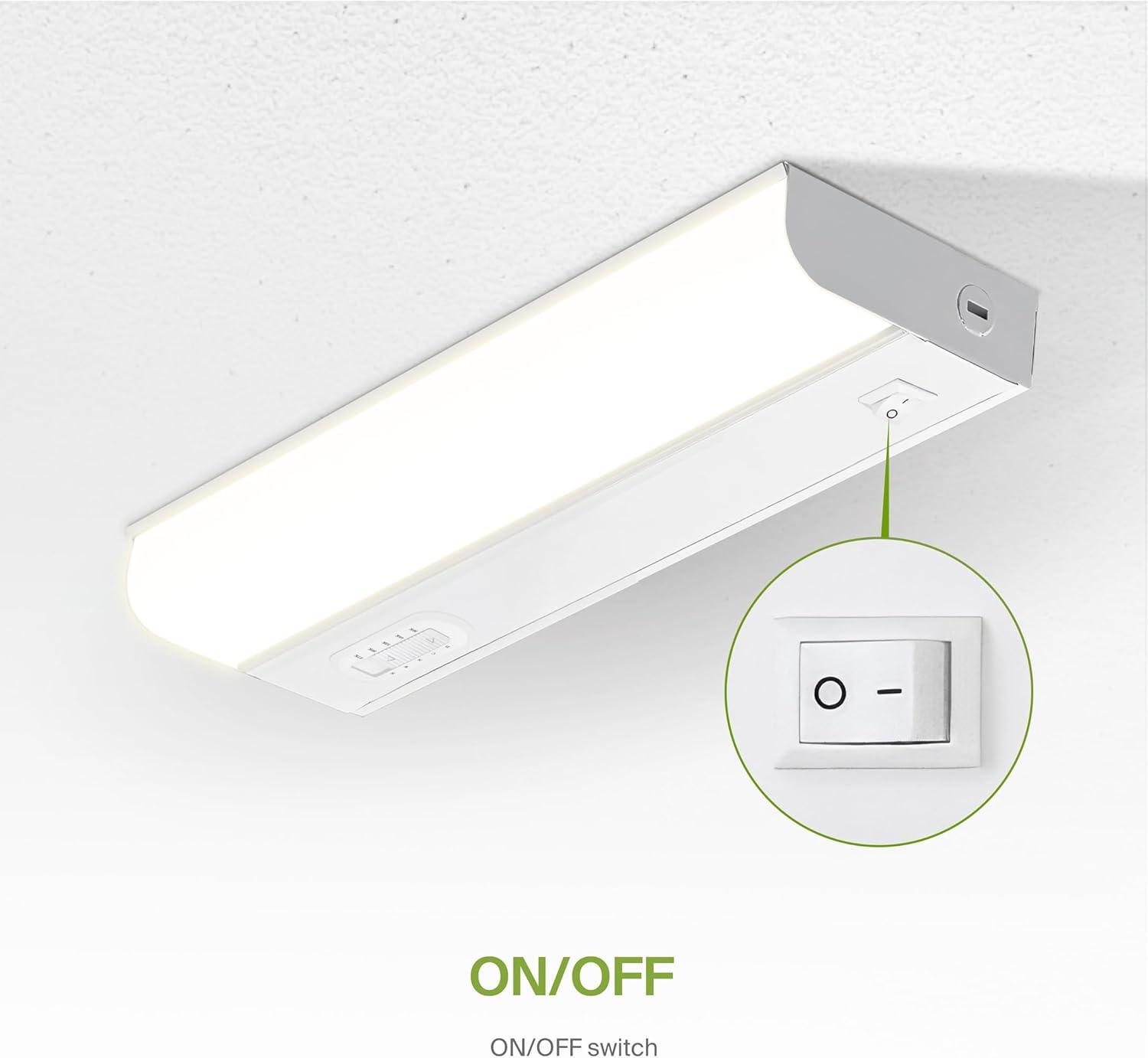 9-Inch LED Under Cabinet Light with On/Off Switch, 5 Color Selectable