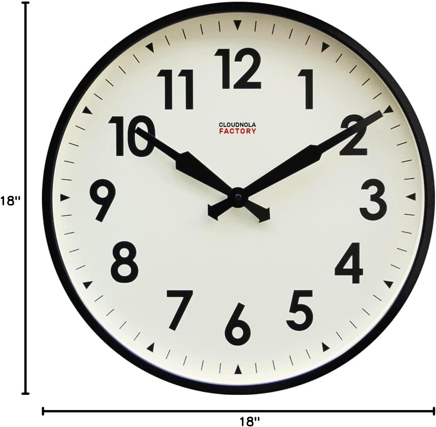 18'' Metal Wall Clock