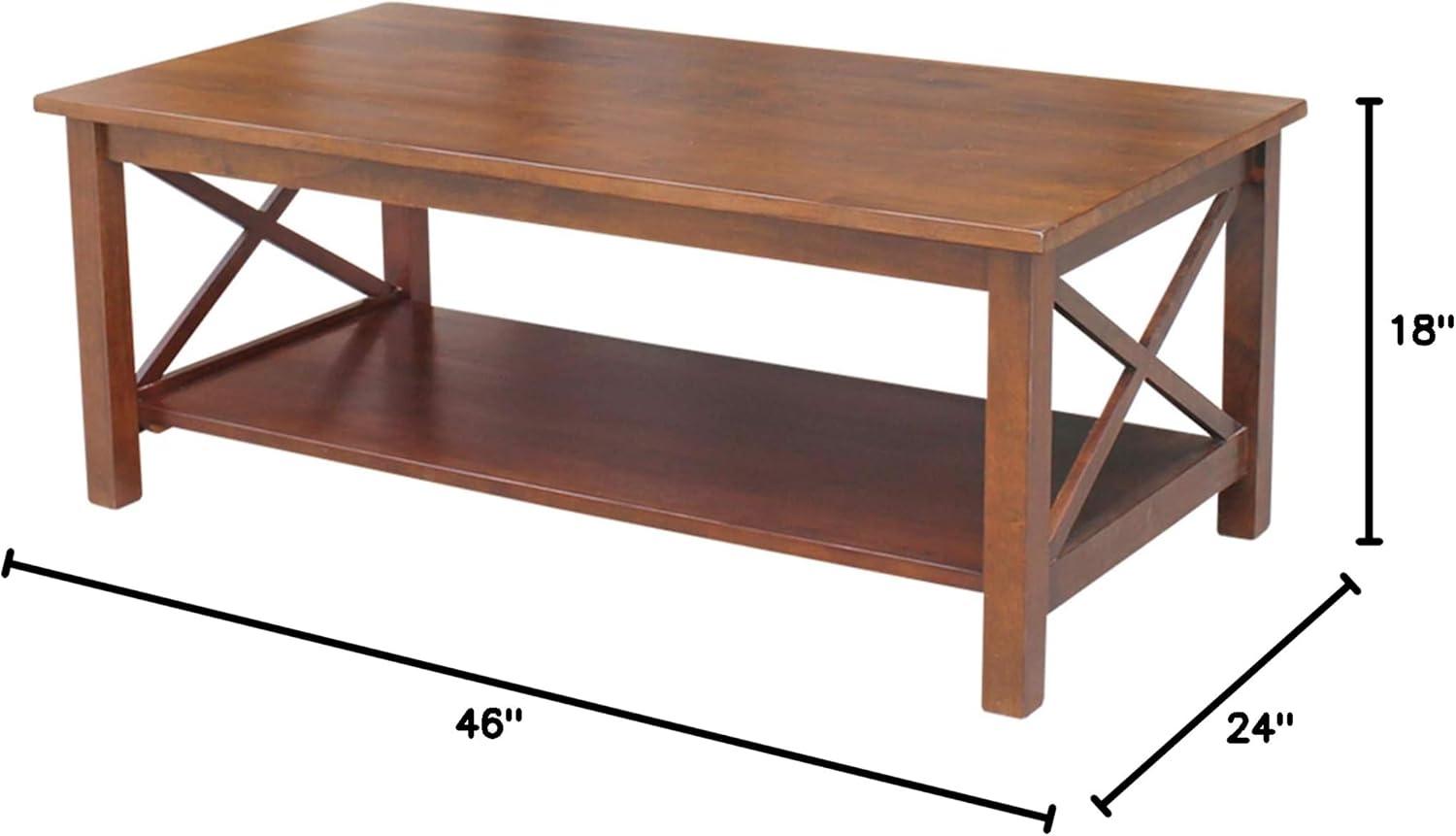 International Concepts  Hampton Coffee Table  Espresso