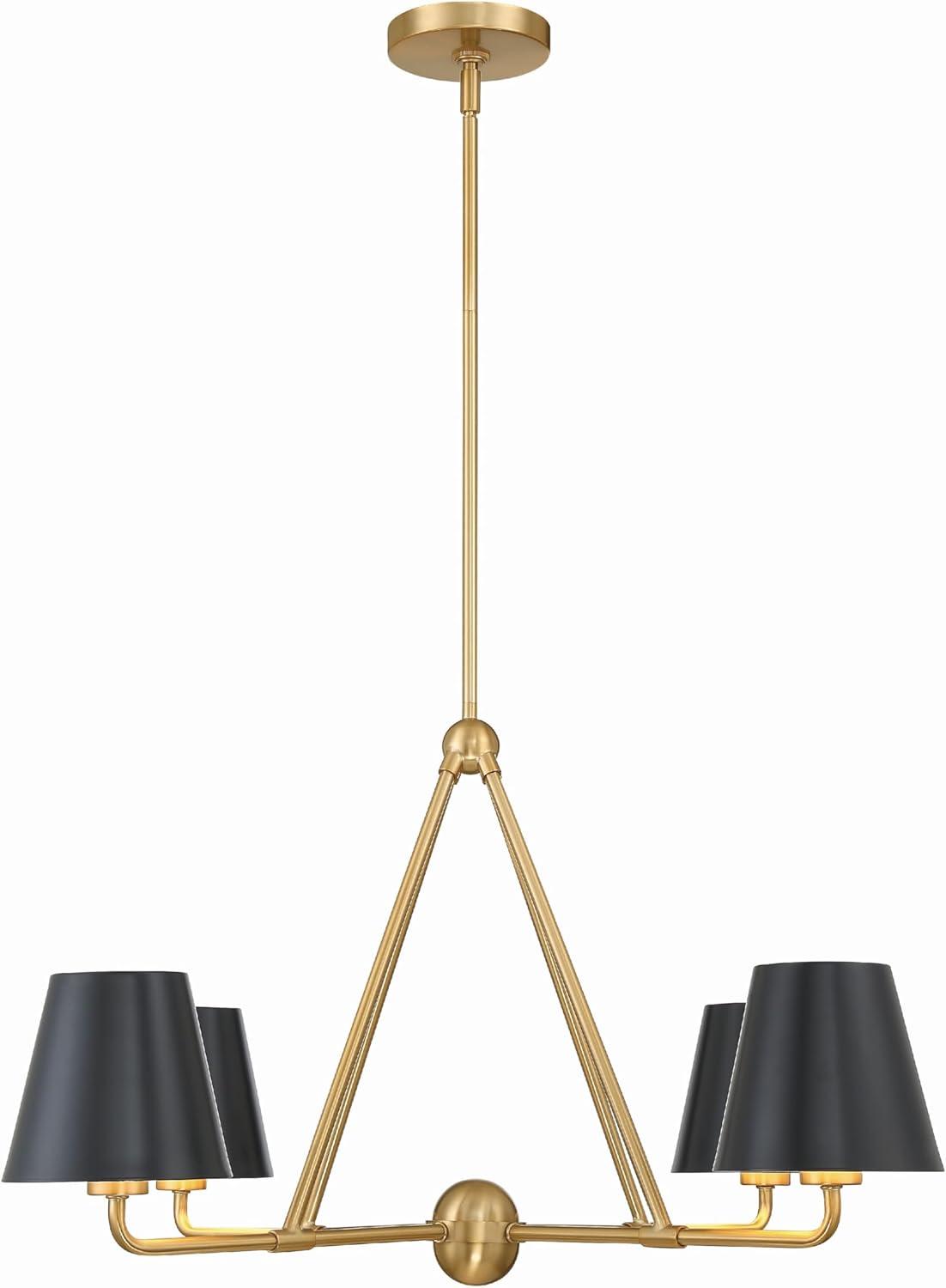 Crystorama Lighting - Xavier - 4 Light Chandelier In Traditional Style-17 Inches
