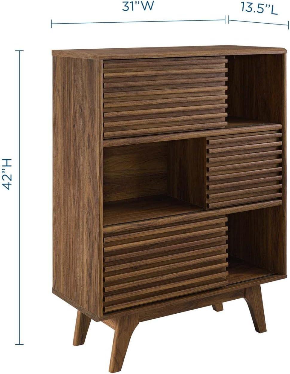 Render Three-Tier Display Storage Cabinet Stand