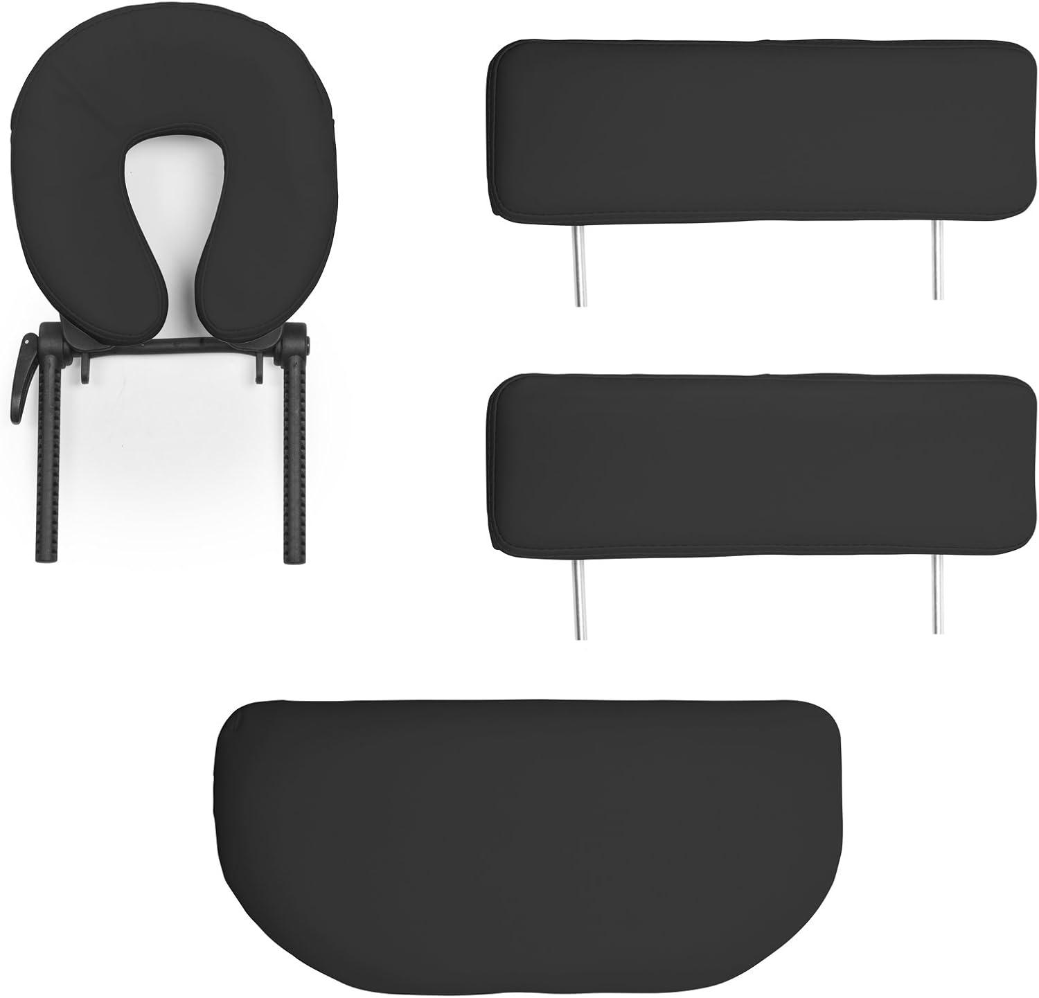 Saloniture Portable Professional Folding Massage Table with Carrying Case - Black