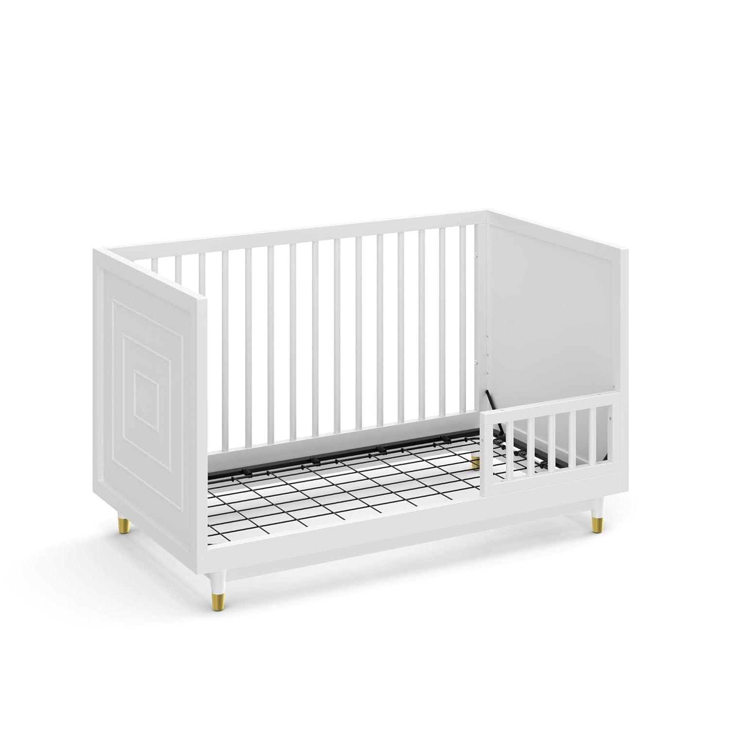 Little Seeds Little Seeds Aviary Toddler Rail with Spindles, White