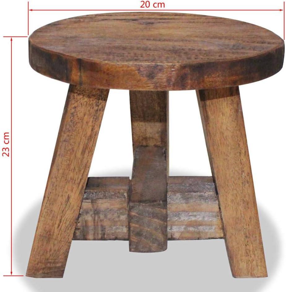VidaXL VidaXL Stool Solid Reclaimed Wood