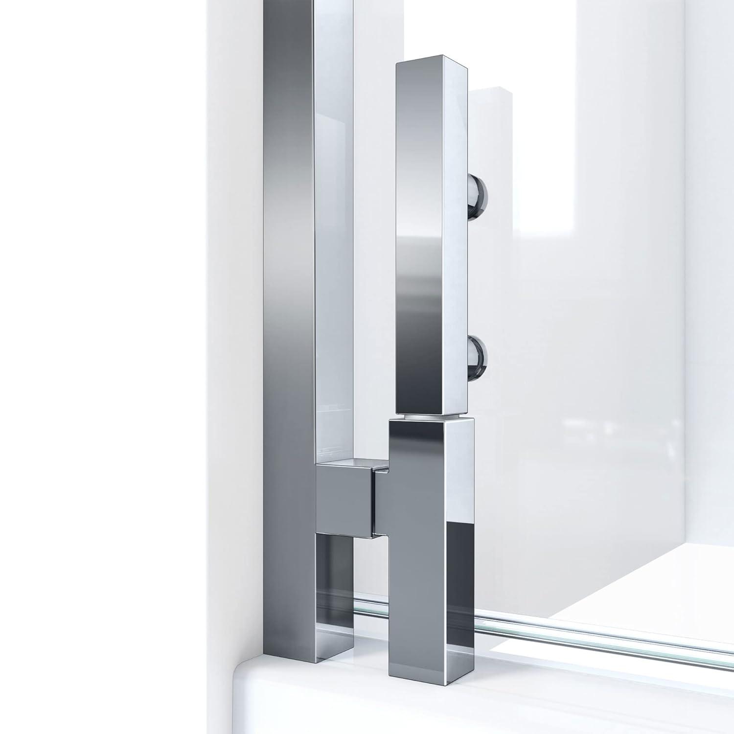 DreamLine Ascend 64-65 in. W x 72 in. H Frameless Pivot Shower Door