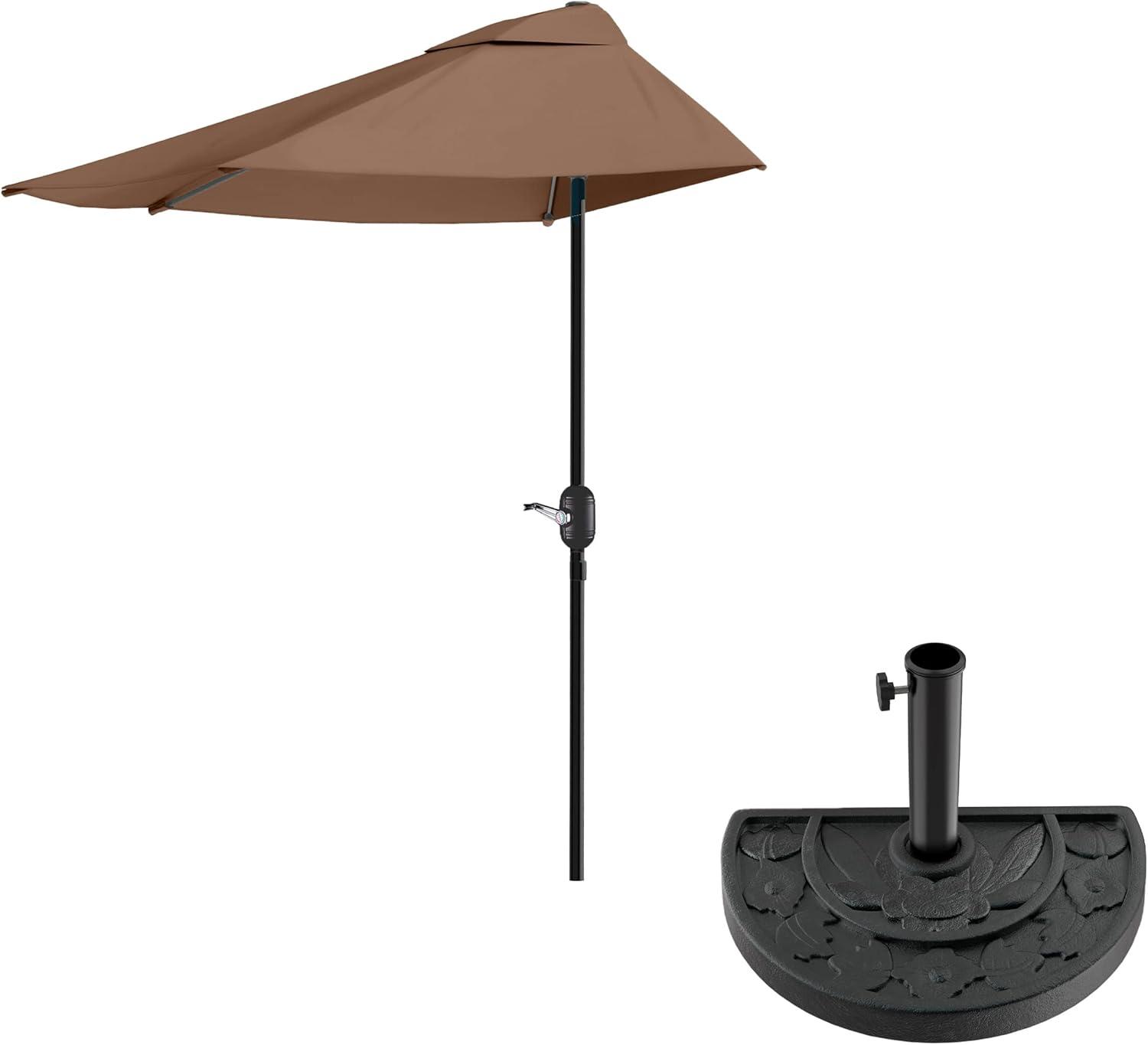 Patson 9' Half Market Umbrella