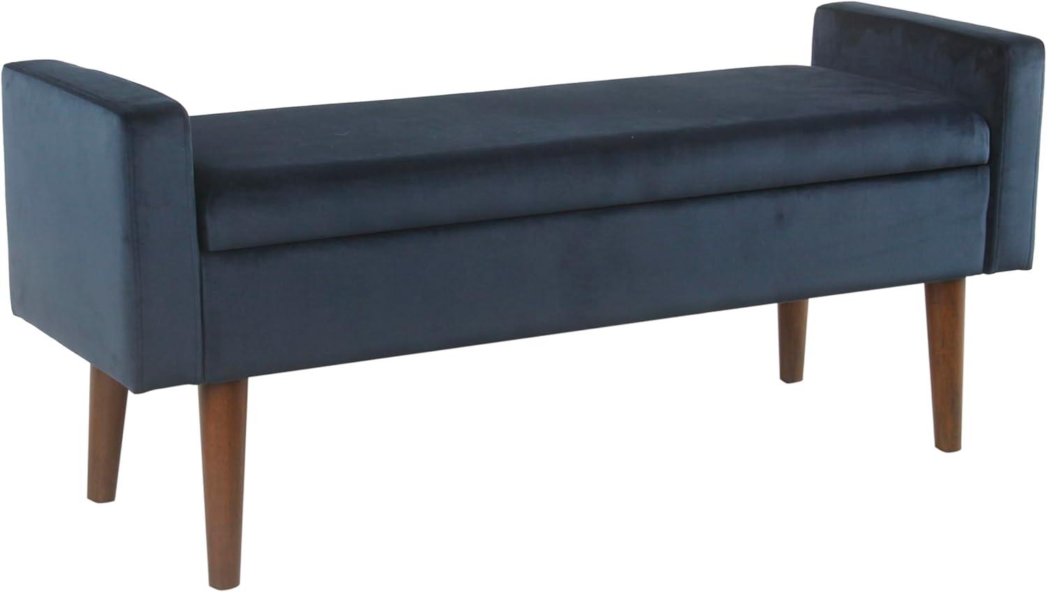 Kaj Velvet Storage Bench