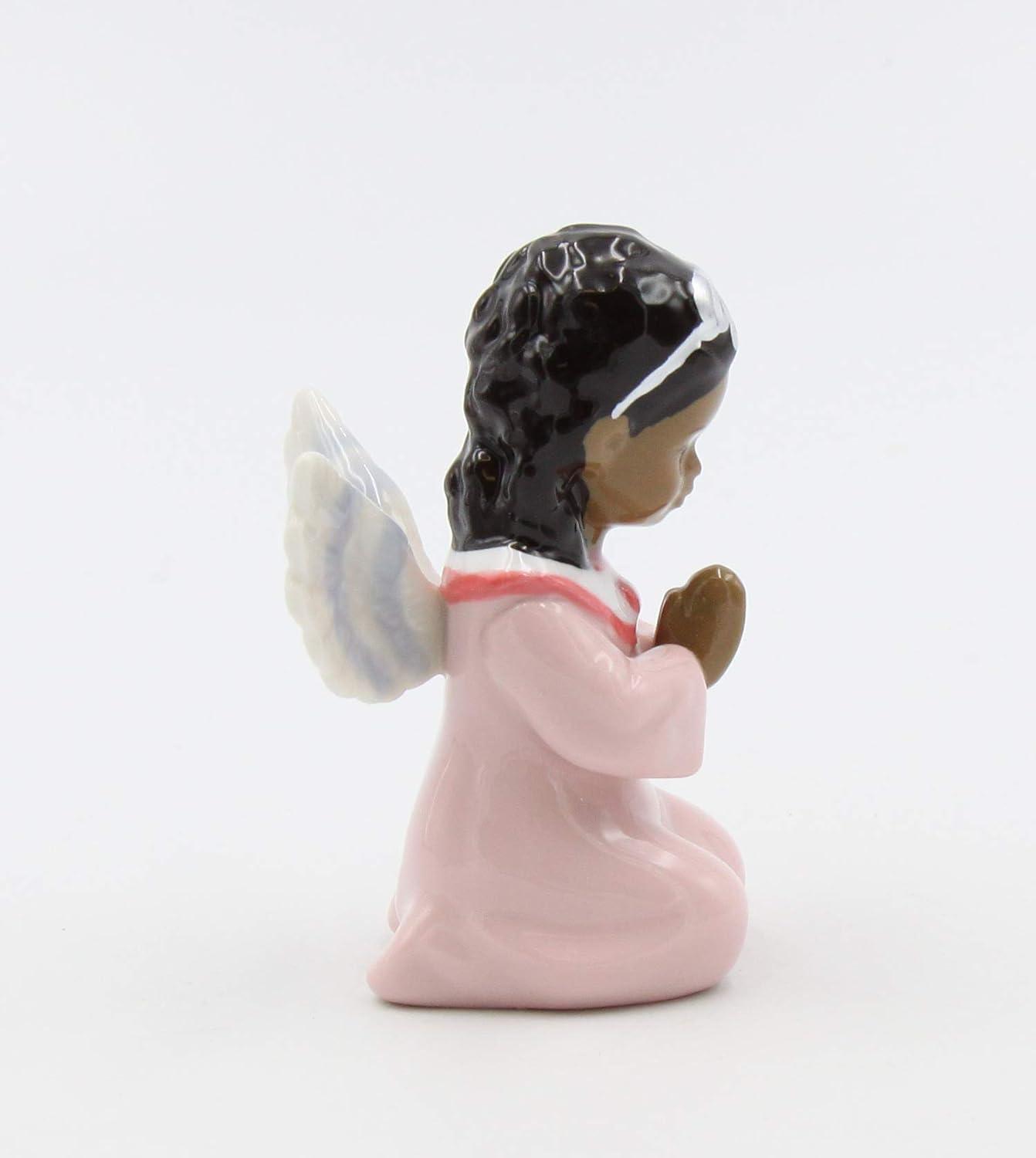 Kevins Gift Shoppe Ceramic Guardian Angel Girl Praying Figurine