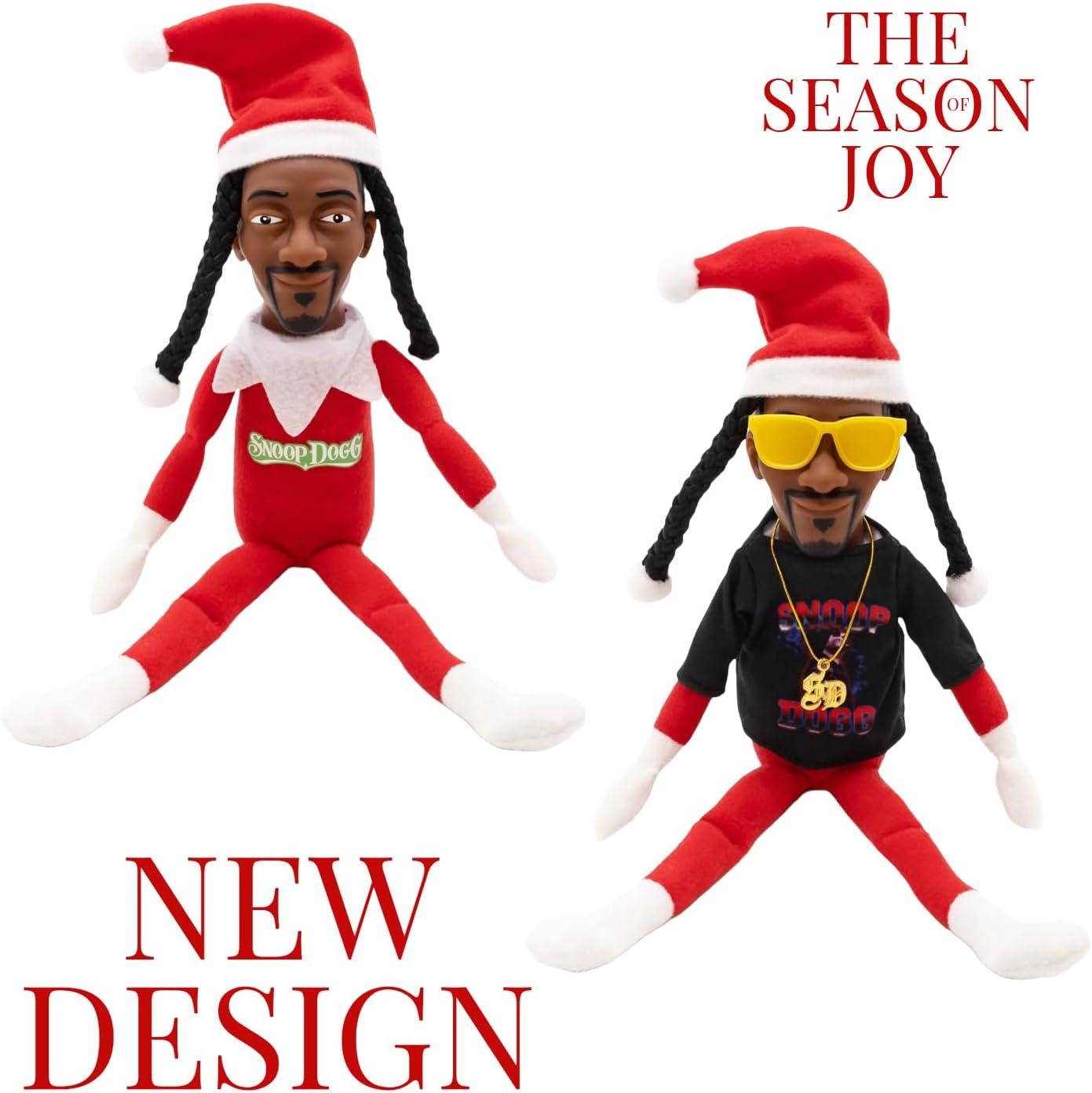 Snoop Elf on a Shelf, Elf Doll,2024 Christmas Gift Toy 12" Figurine Elf, Plush Toys,+Big Size Gift Box(Special2024Edition)