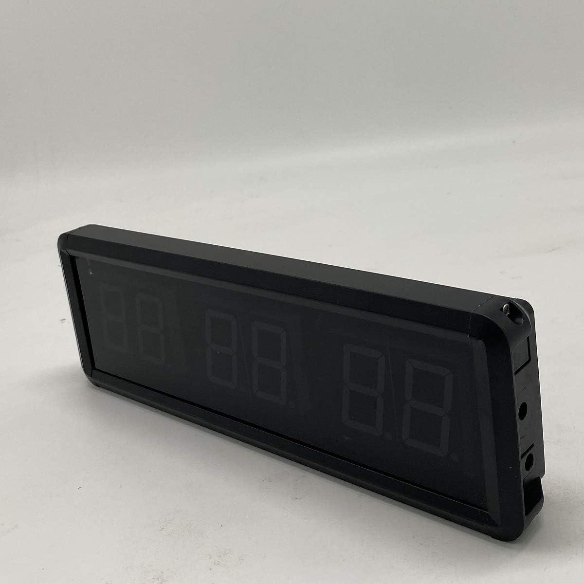 Black LED Digital Countdown Wall Clock with Remote