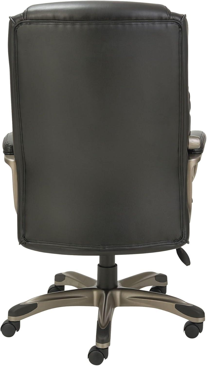 Alera Office Desk Chair, High-Back, Black/Graphite