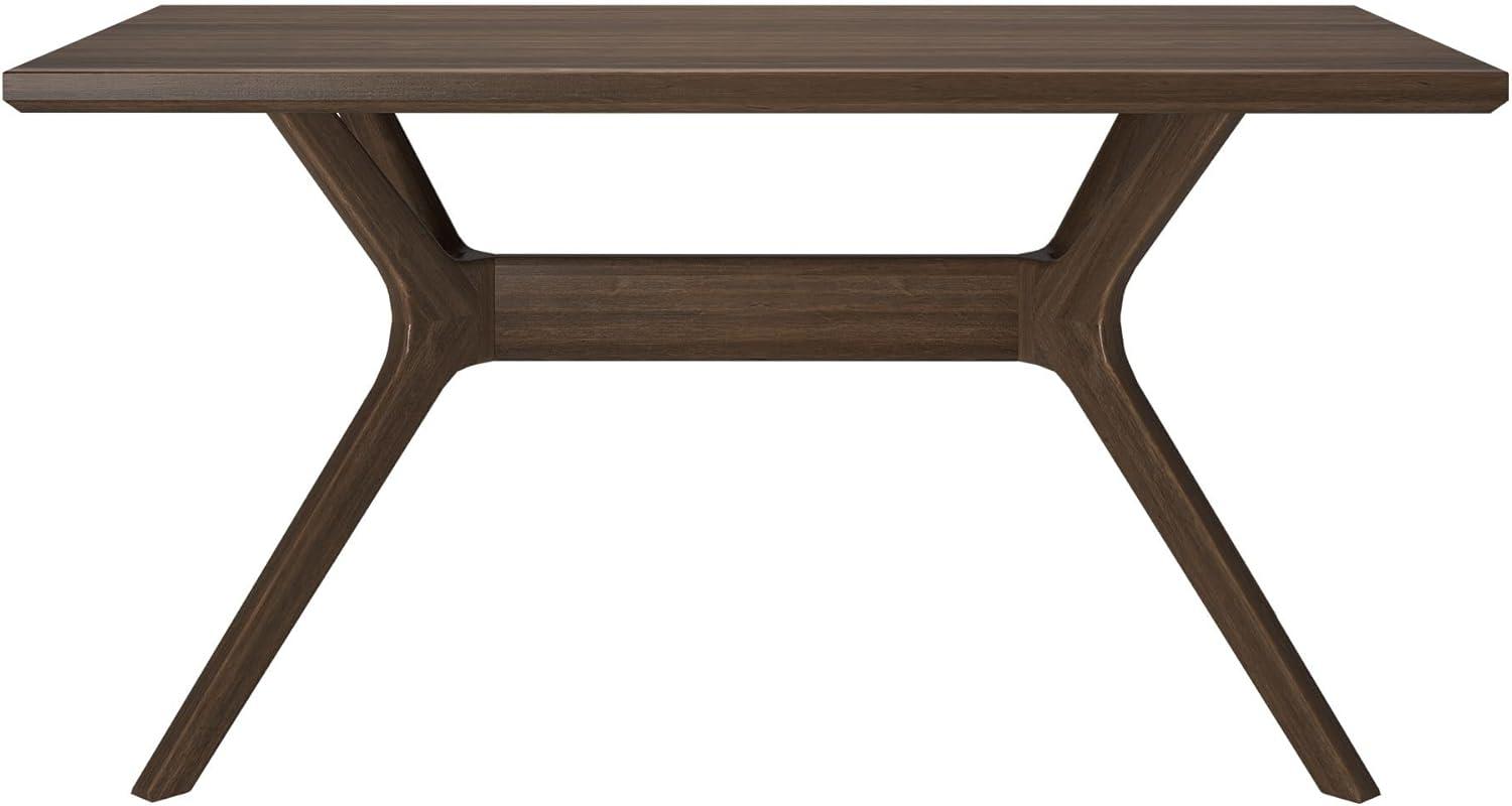 Plank+Beam Solid Wood Verso Dining Bench, 48" Entryway Bench, Minimalist Room Bench, Pecan