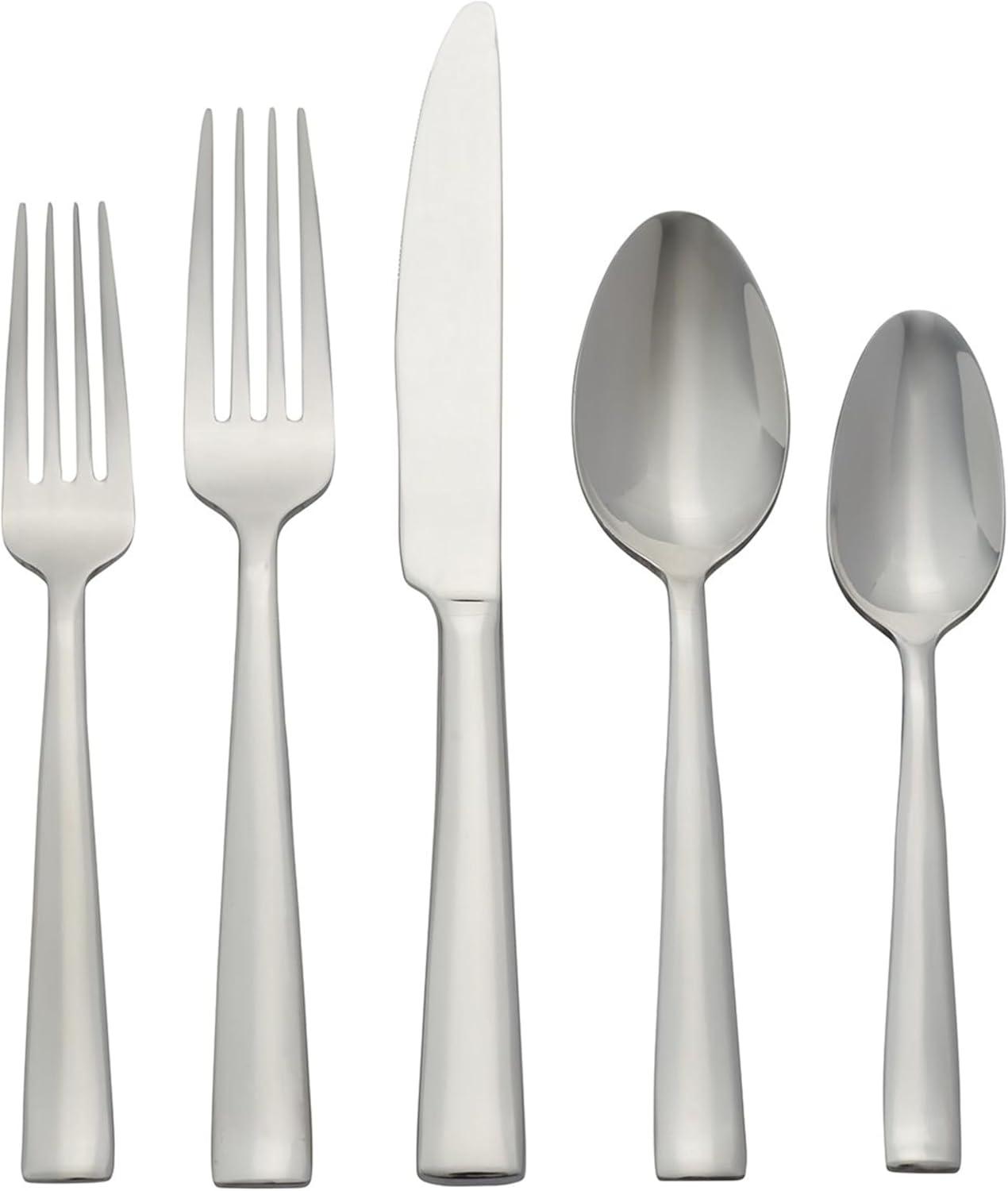 Monolith 20-Piece Stainless Steel Flatware Set for 4