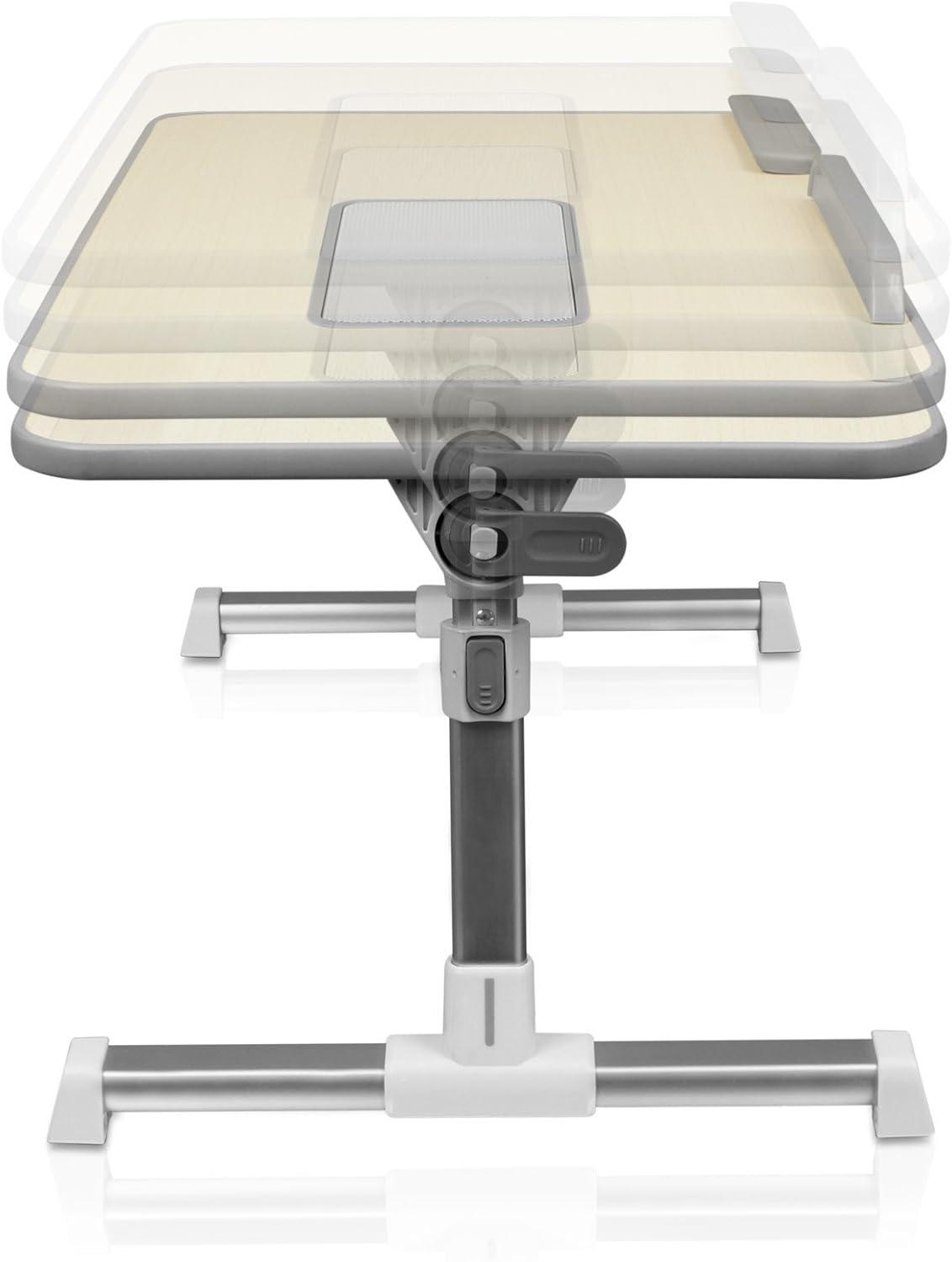 Adjustable Ergonomic Laptop Cooling Table with Fan