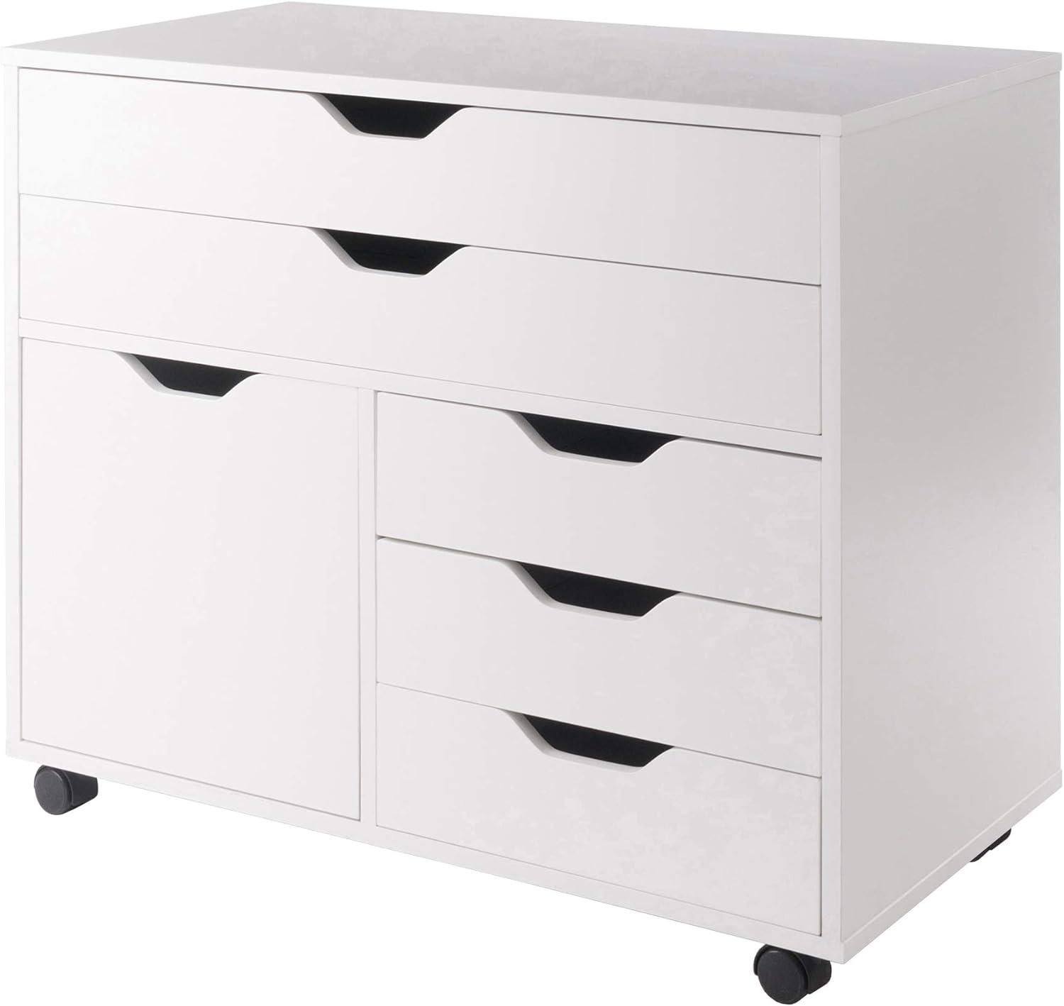 Halifax 3 Section Mobile Storage Cabinet - Winsome