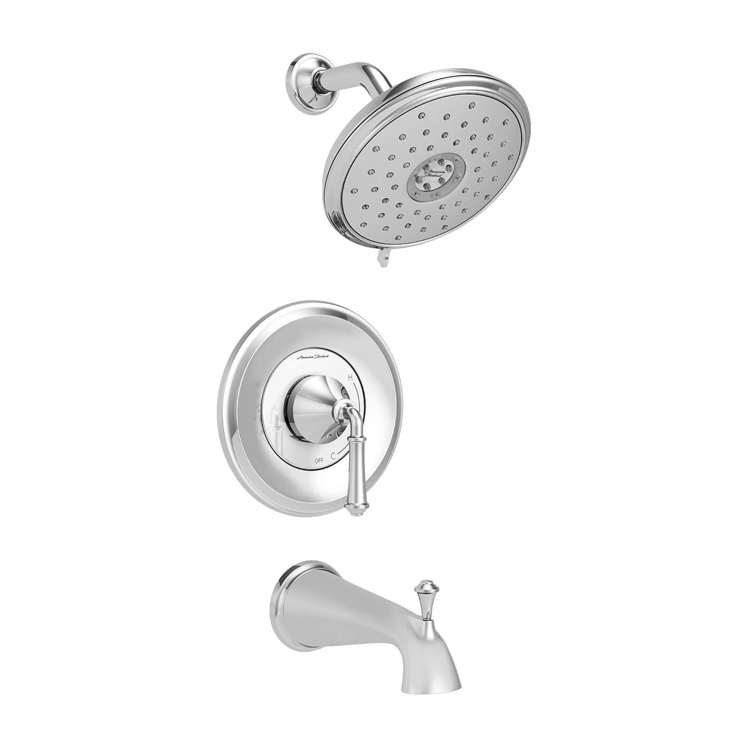 American Standard Delancey Tub and Shower Trim Kit with Cartridge 1.8 Gpm Polished Chrome