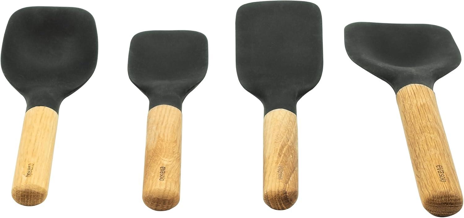 Eva Solo | Nordic Kitchen Serving Spoon, Large | Natural Oak Handle | Serving Utensil Buffet Banquet Spoon | Danish Design & Functionality