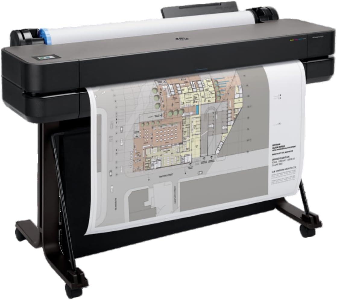 HP Designjet T630 A0 Inkjet Large Format Printer - Includes Printer - 24" Print Width - Color - 30 Second Color Speed - 2400 x 1200 dpi - 1 GB - USB - Ethernet - Wireless LAN - Wi-Fi Direct