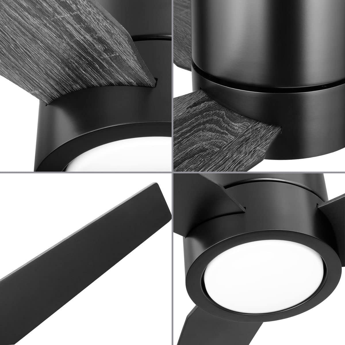 Braden 56" Integrated LED Indoor Satin White Mid-Century Modern Ceiling Fan with Light Kit and White Opal Shade and Remote Control