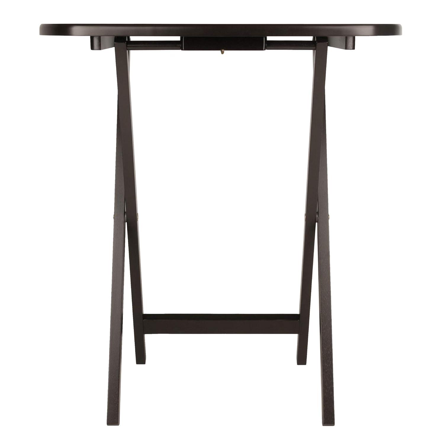 2pc Cade Oversize Oblong Snack Table Coffee - Winsome: No Assembly, Wood Frame, 25lb Capacity