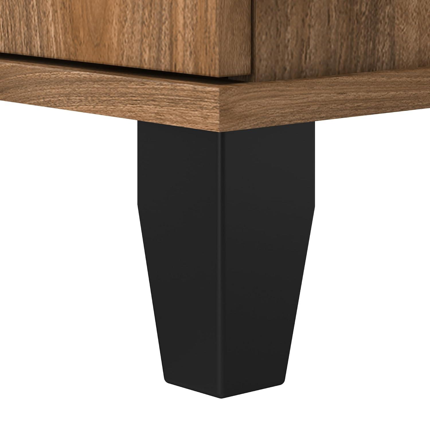 Bush Furniture Somerset 5 Shelf Tall Bookcase in Fresh Walnut Finish