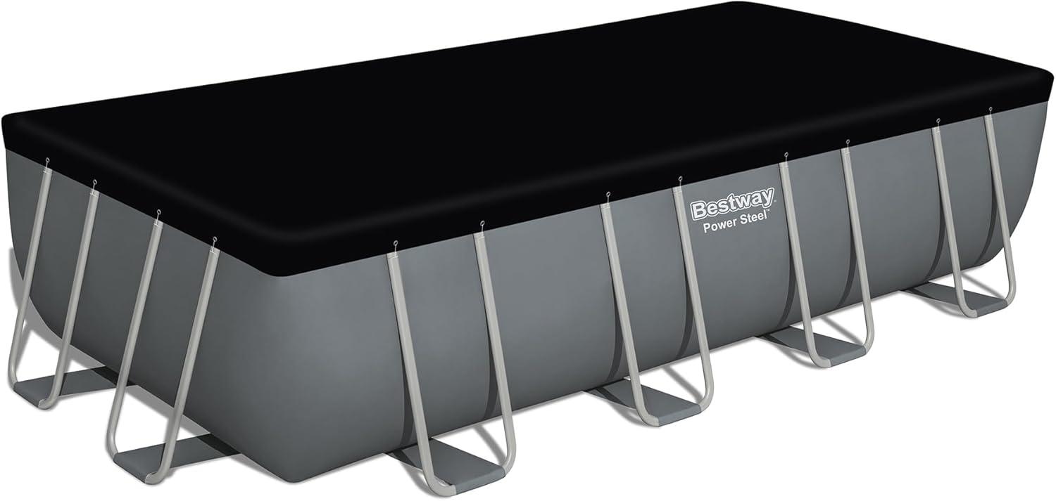 Bestway Power Steel 18' x 9' x 48" Rectangular Above Ground Pool Set