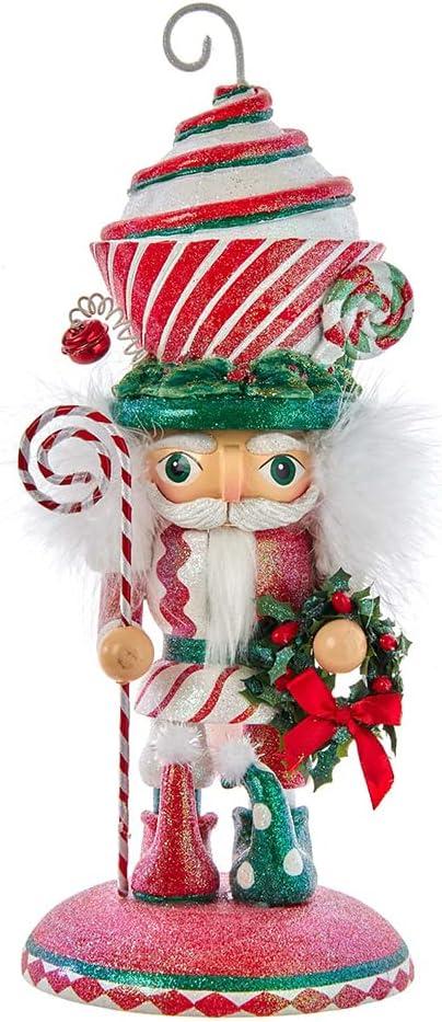 Kurt Adler 12-Inch Hollywood Cupcake Swirl Hat Nutcracker