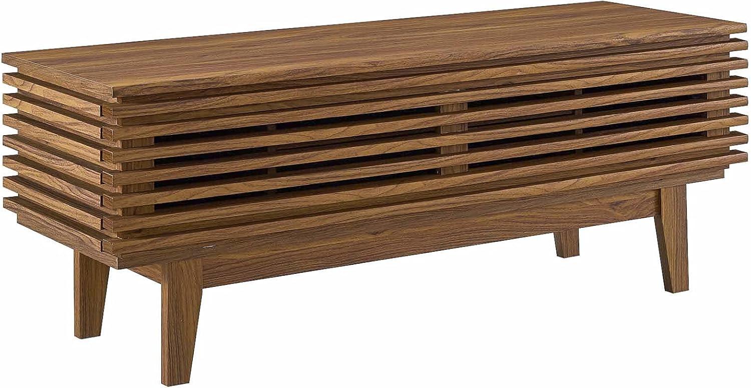 Modway Render 46" Modern Wood TV Stand for TVs up to 50" in Walnut