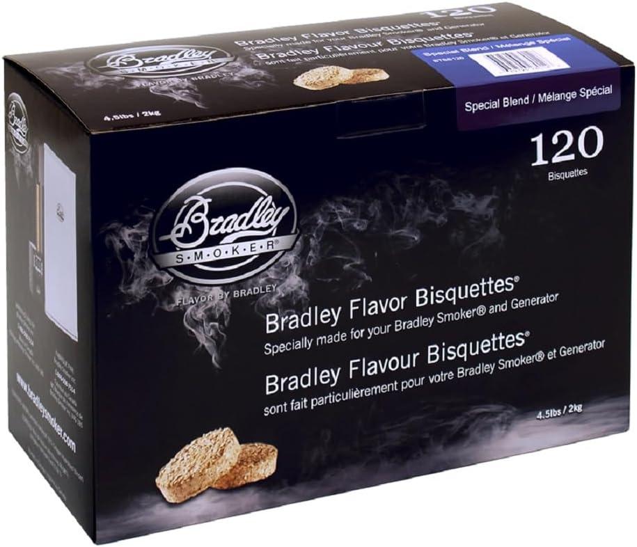 Bradley Smoker Smoking Bisquettes Special Blend Wood 120Pk