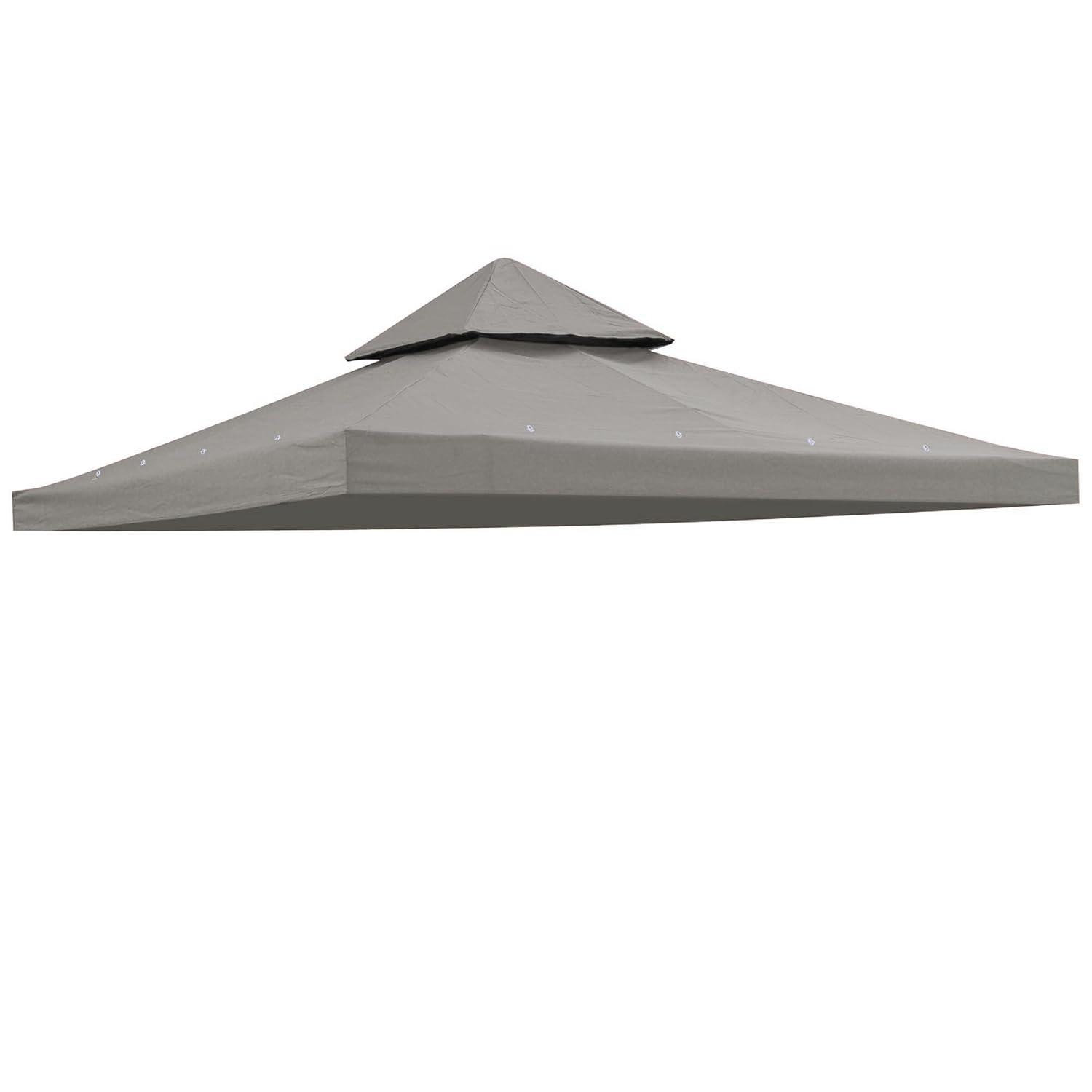 Yescom Yescom Canopy Top Replacement for 2-Tier Crescent TJSG081 Gazebo Outdoor Garden Yard Patio Cover