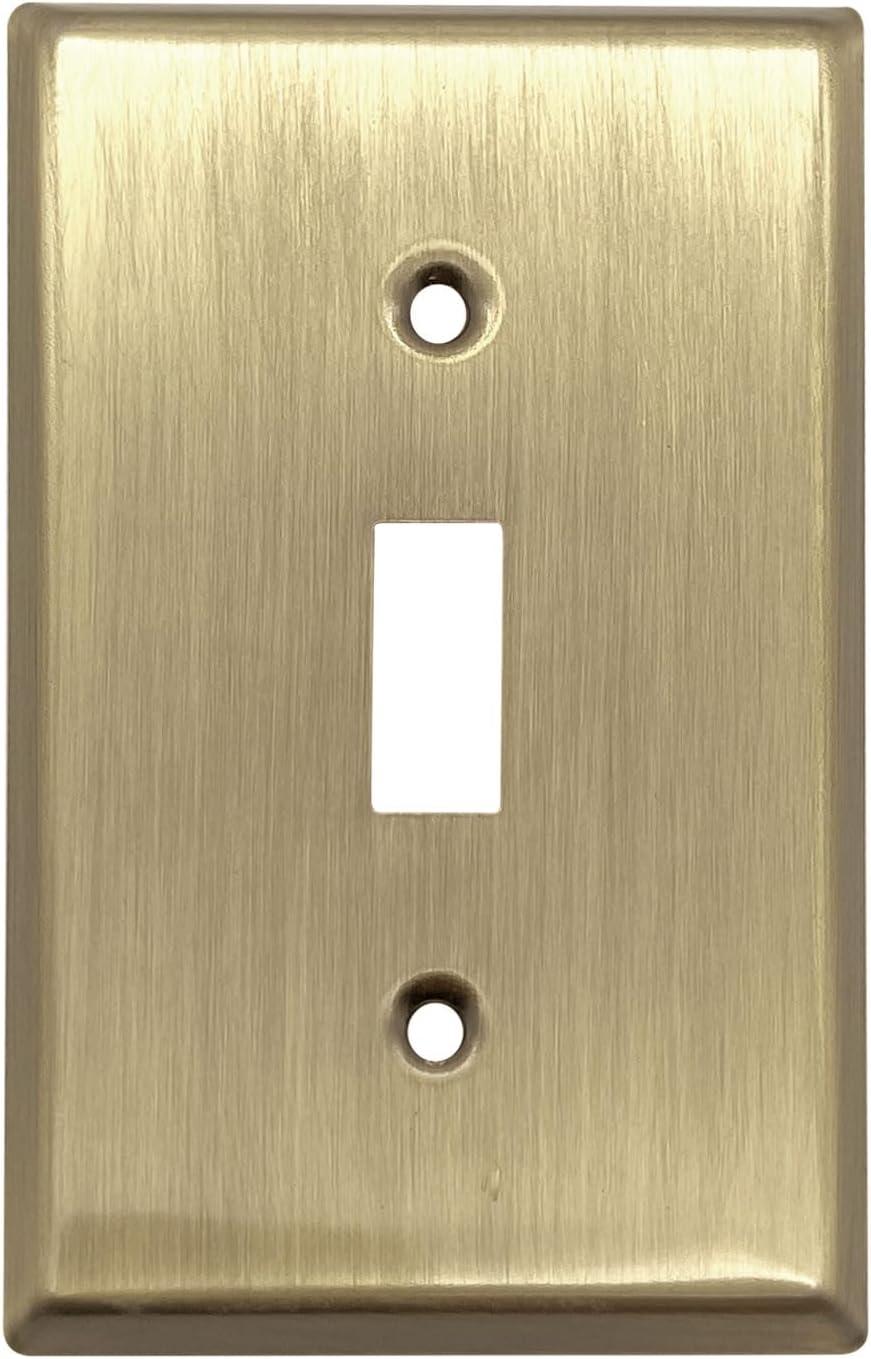 Symple Stuff Tindal No Subject 1 - Gang Toggle Light Switch Jumbo Wall Plate