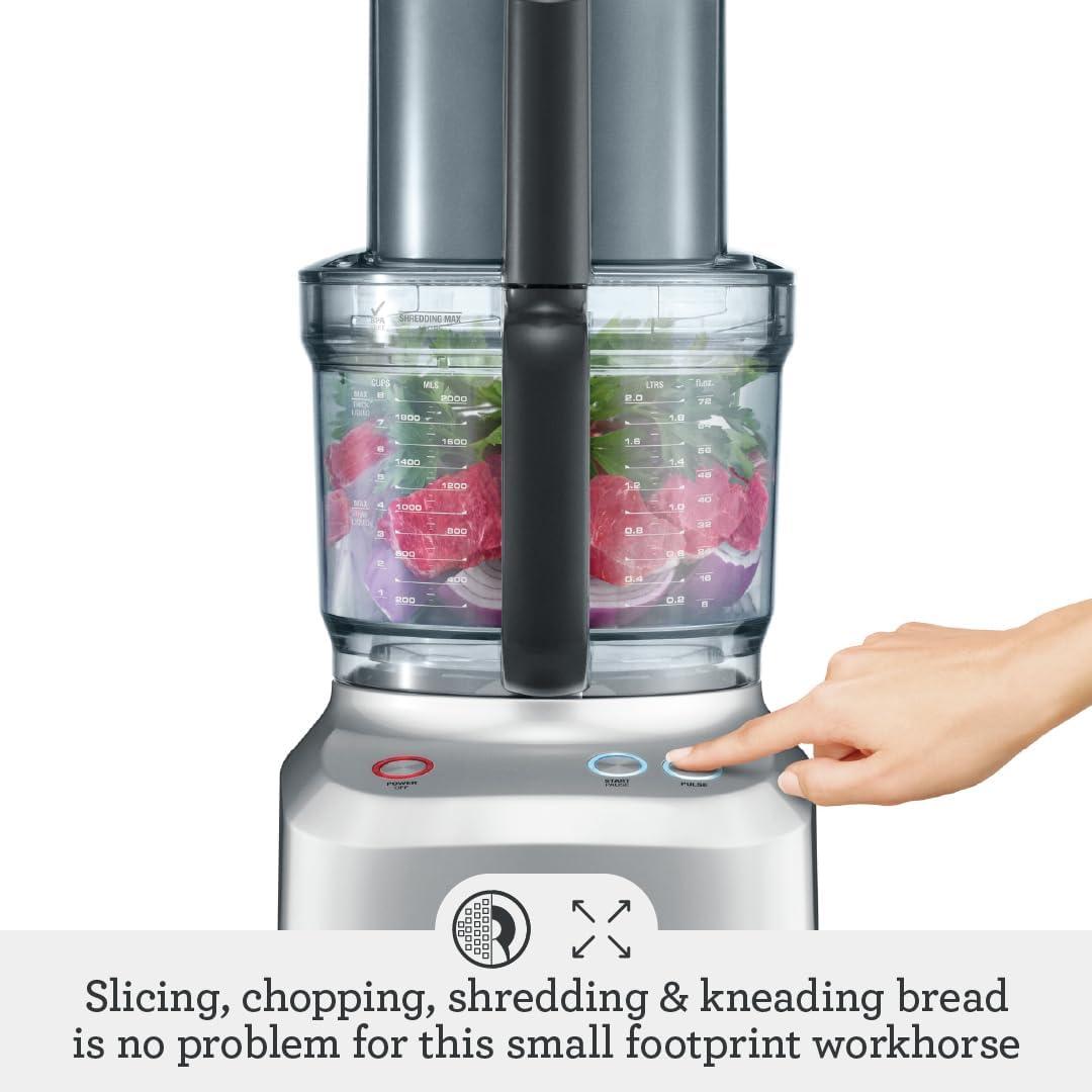 Breville Sous Chef 12 Cup Food Processor Brushed Stainless Steel: 1000W, 12-Cup, Safety Lock, Dishwasher-Safe Parts
