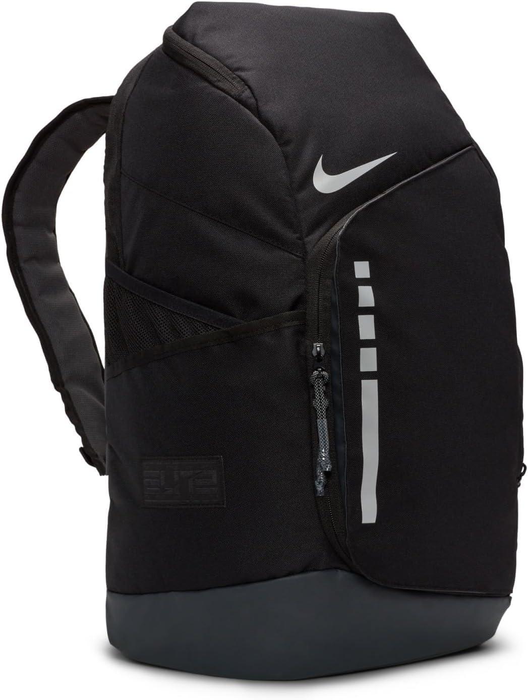 Nike Men's Hoops Elite Backpack, Black Anthracite and Metallic Silver