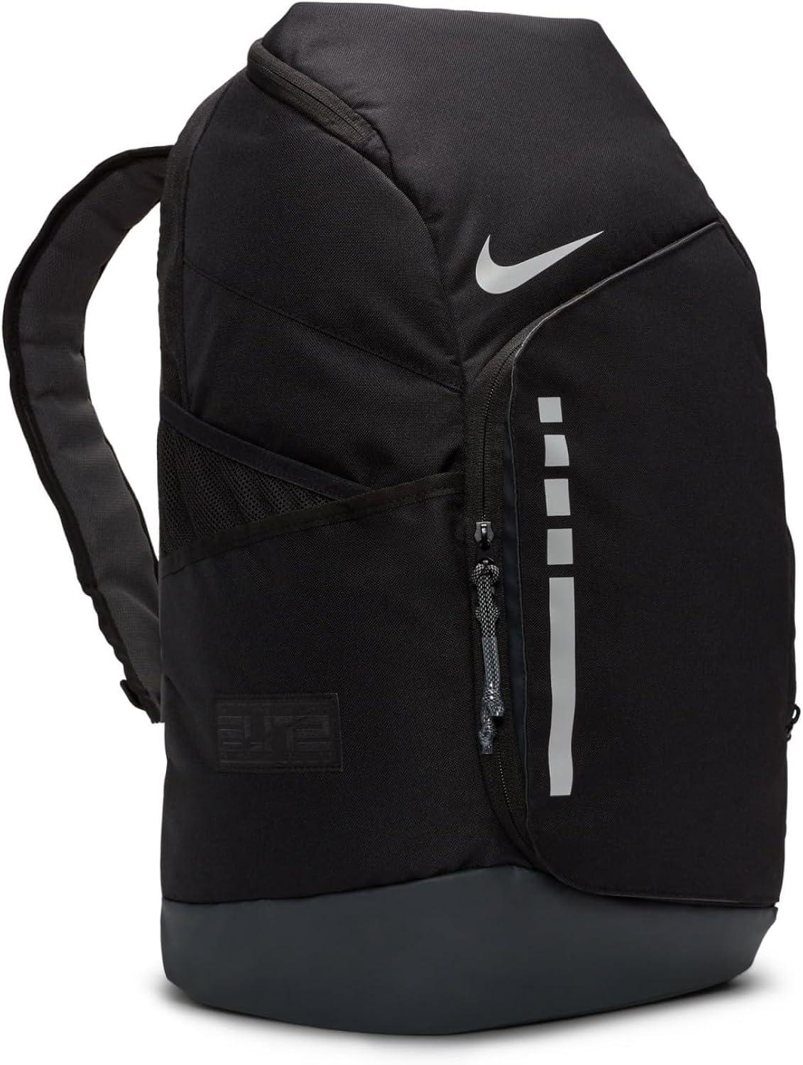 Nike Men's Hoops Elite Backpack, Black Anthracite and Metallic Silver