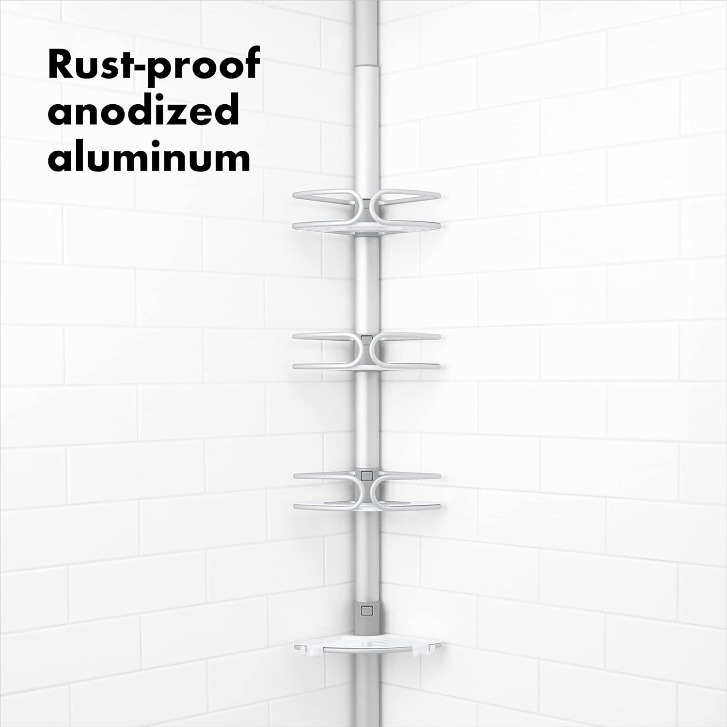 Good Grips Quik-Extend Aluminum Pole Shower Caddy