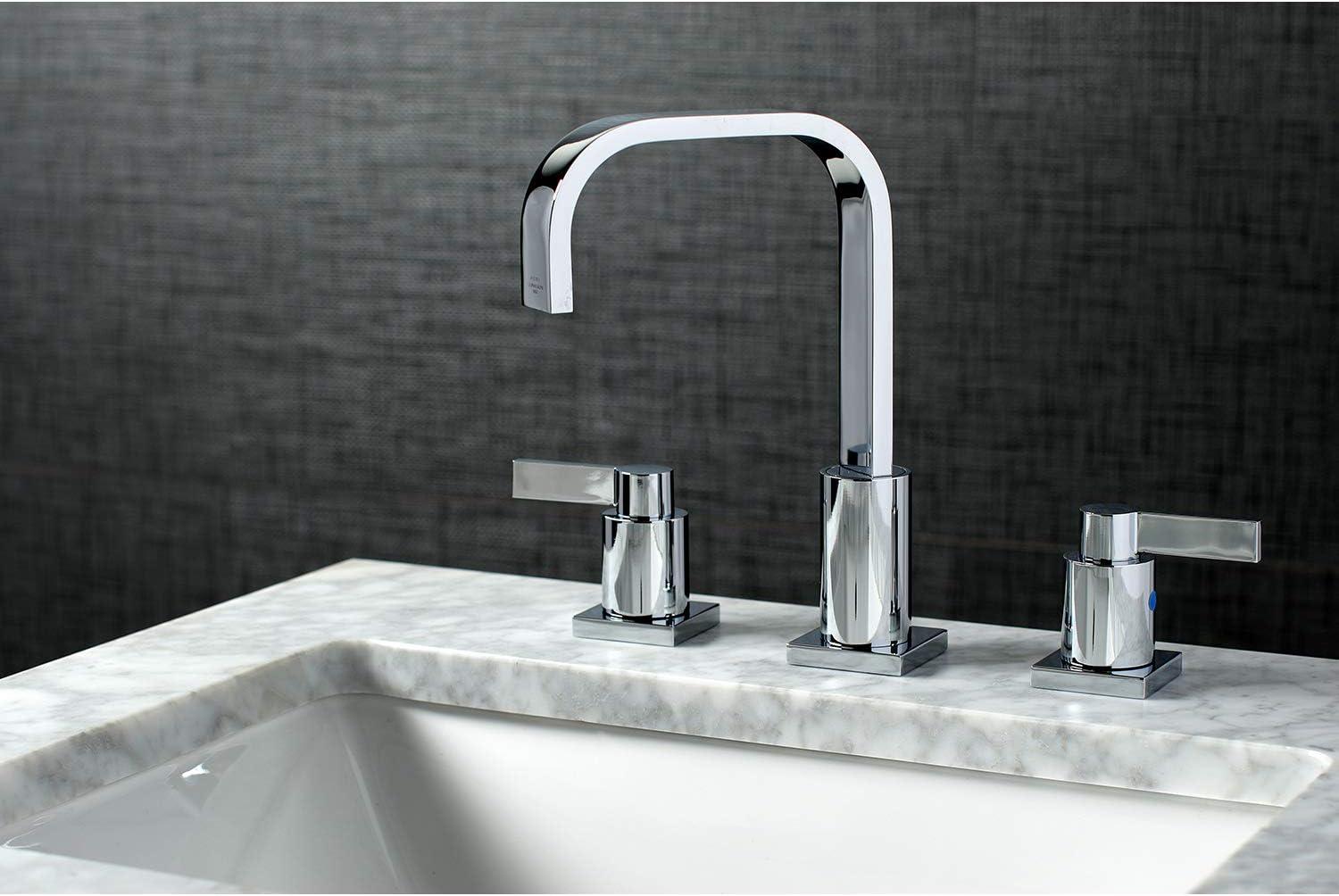 Nuvo Fusion Widespread Bathroom Faucet with Drain Assembly