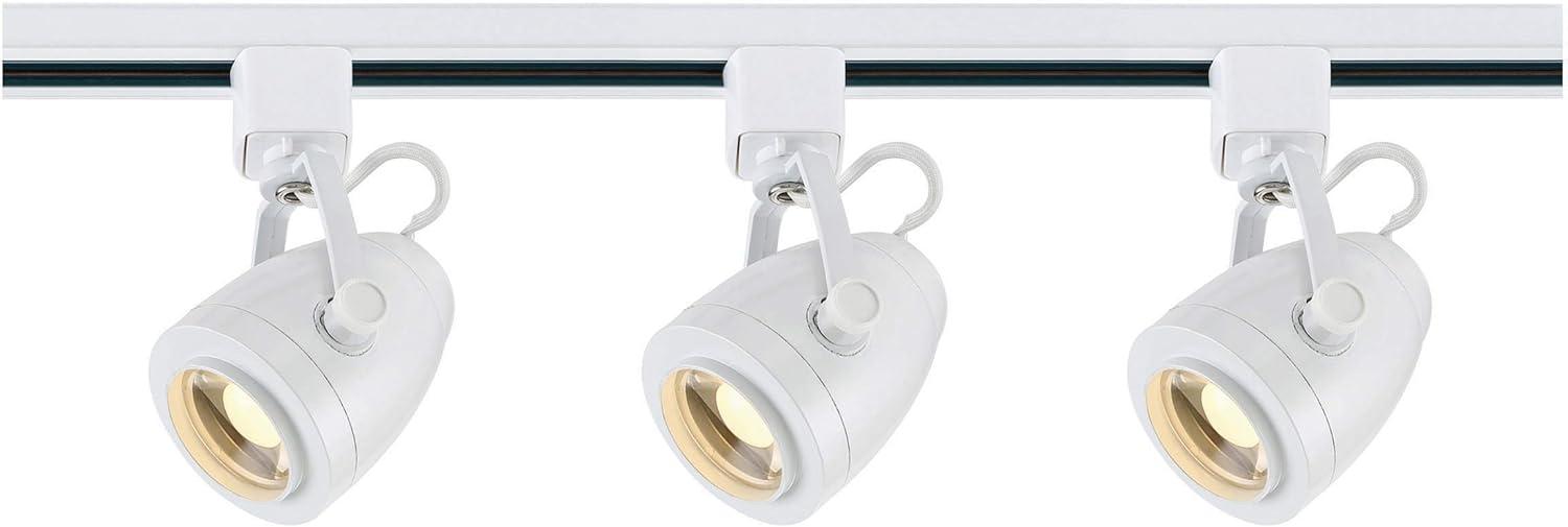 Nuvo White 3-Light LED Track Kit with Adjustable Heads