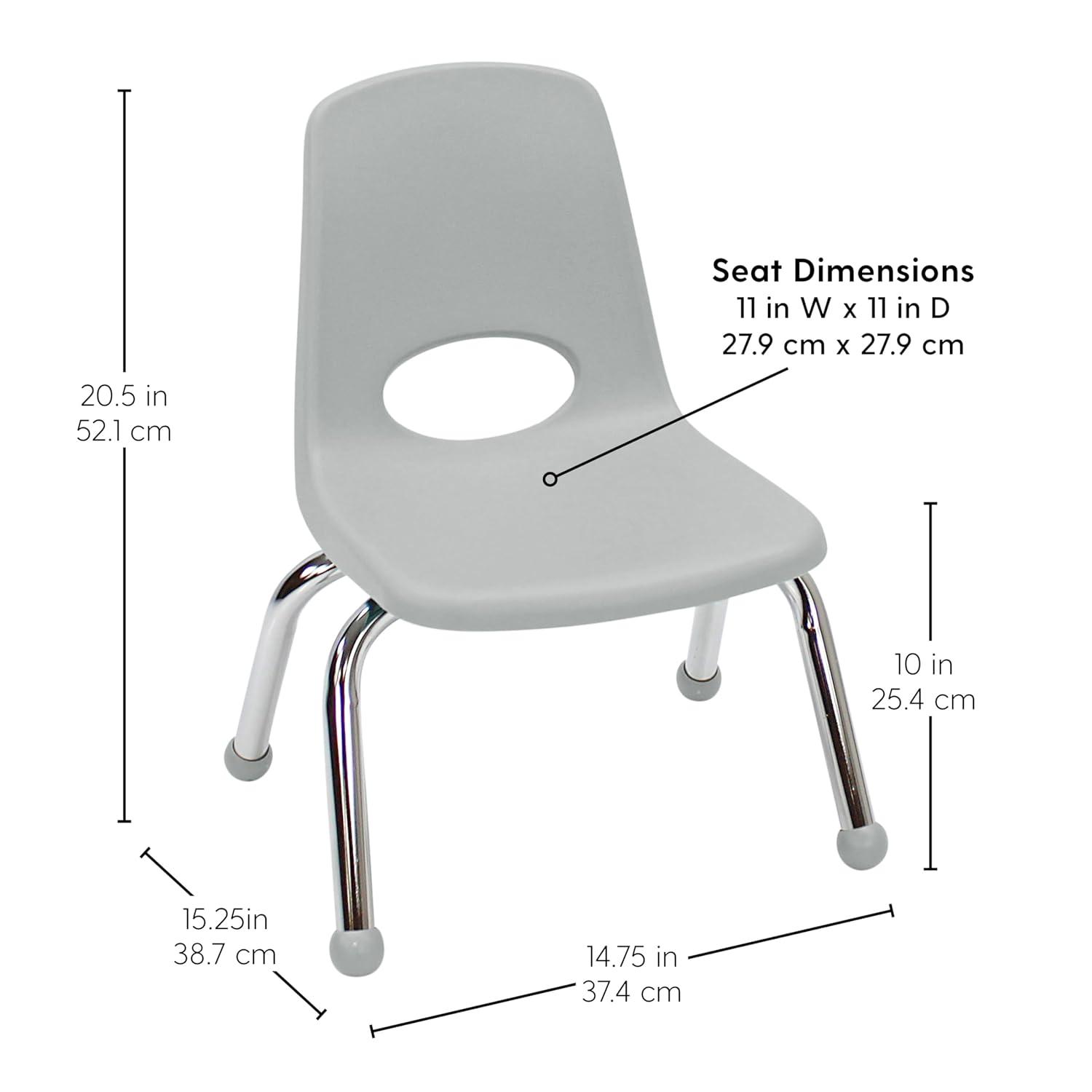 Factory Direct Partners Stacking Classroom Chair ( Set of 6 ) (Set of 6)