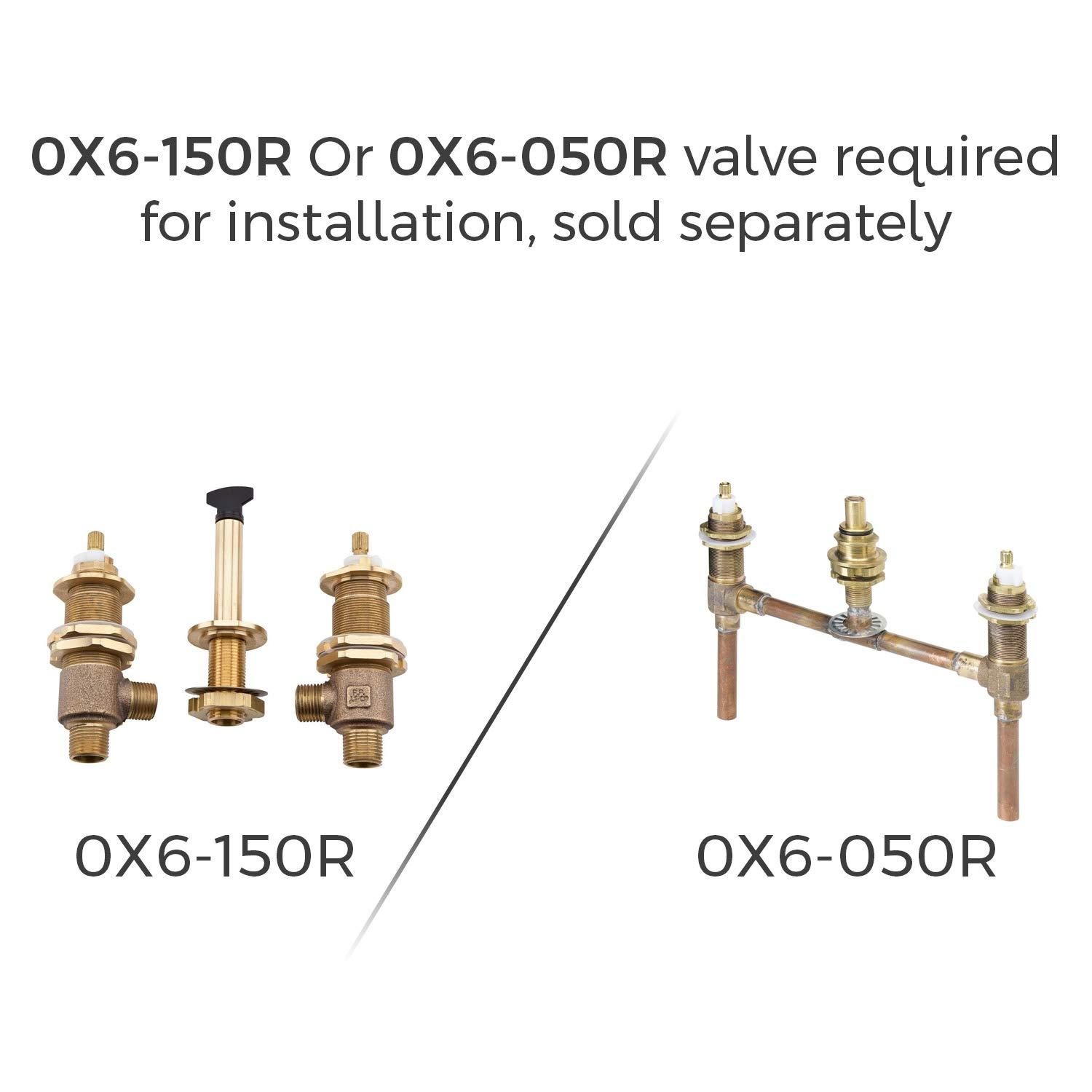 Bronson Double Handle Deck Mounted Roman Tub Faucet Trim