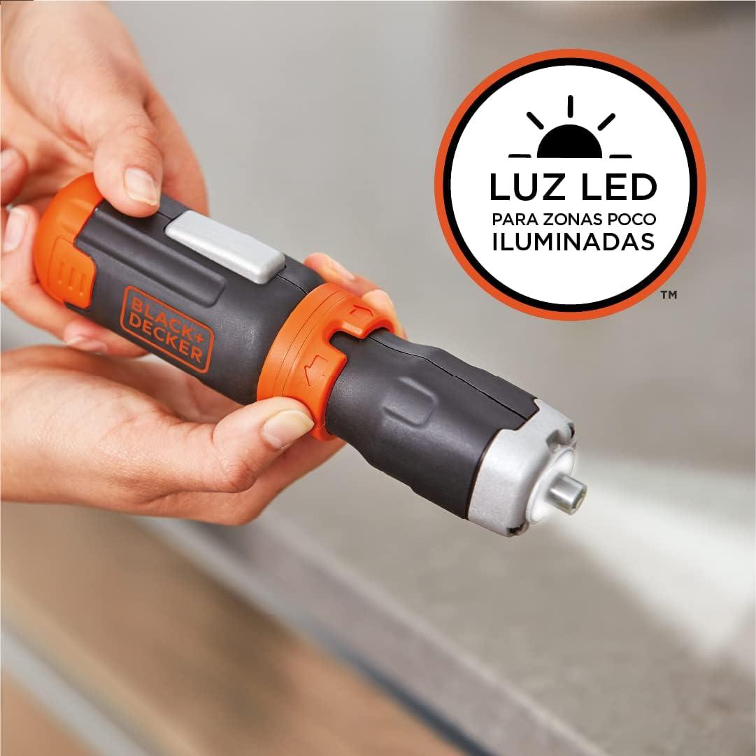 BLACK+DECKER 6V Alkaline Screwdriver, Bcf601Aa