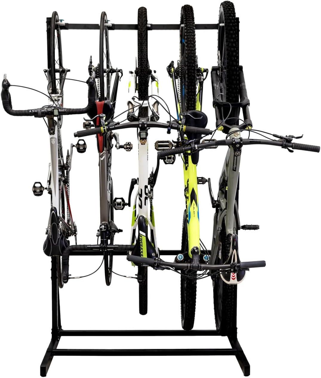 Teal Triangle Freestanding G-Bike | Holds 5 Bikes