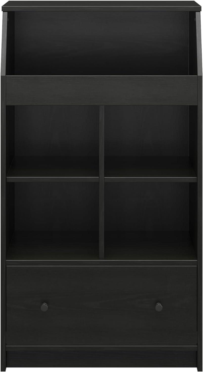 The Loft 2 Door Storage Tower, Black Oak