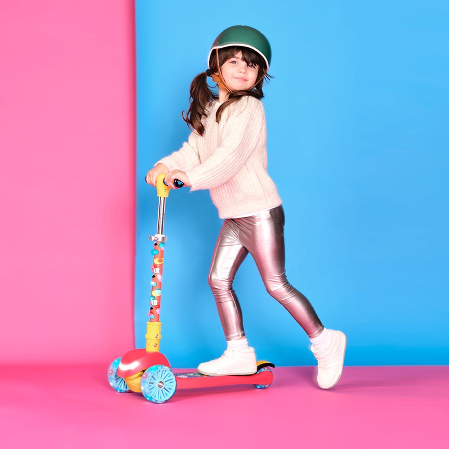 Mickey Mouse Kids Kick Scooter with LED Lights