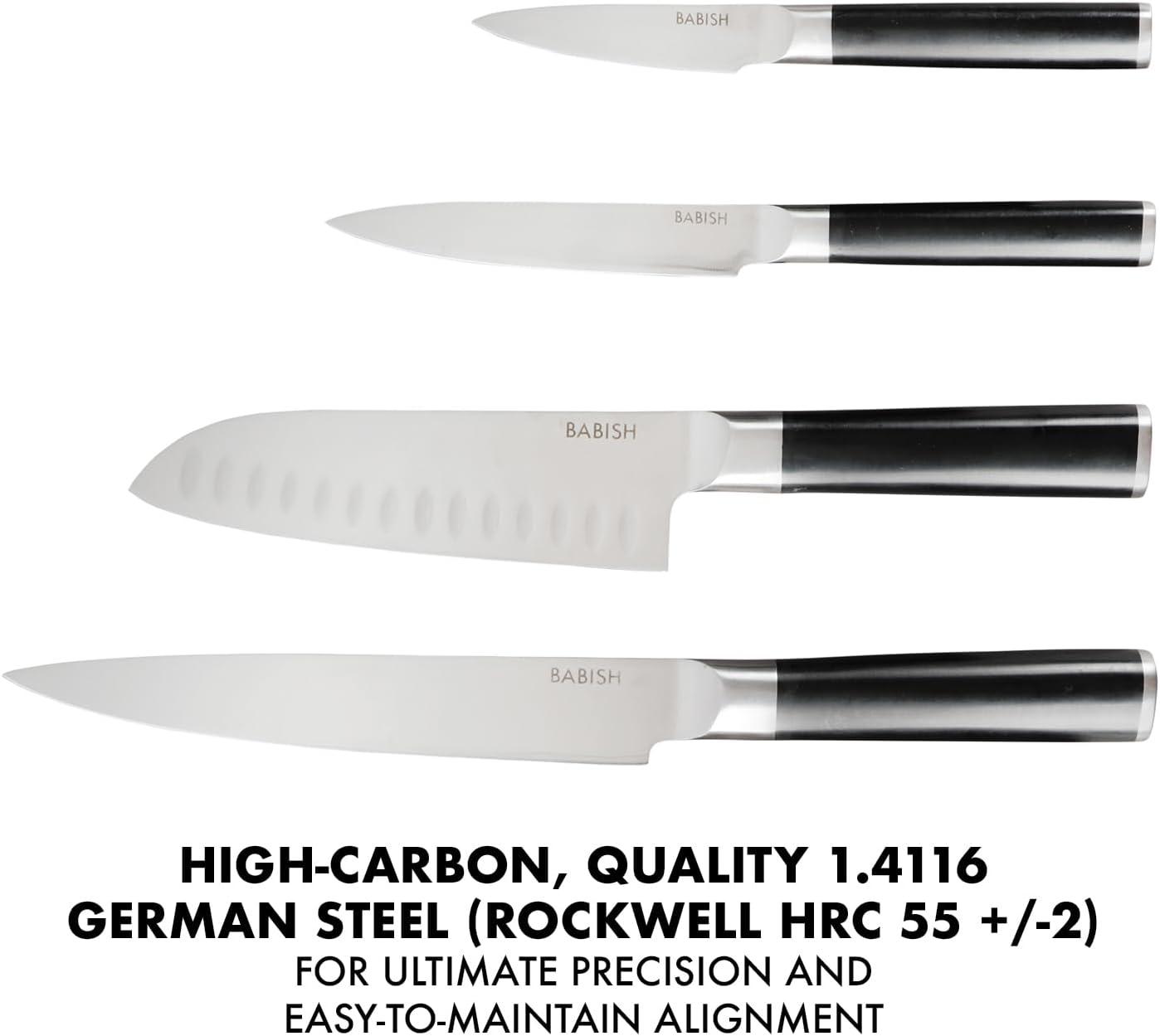 Babish 14 Piece High Carbon Stainless Steel Assorted Knife Set