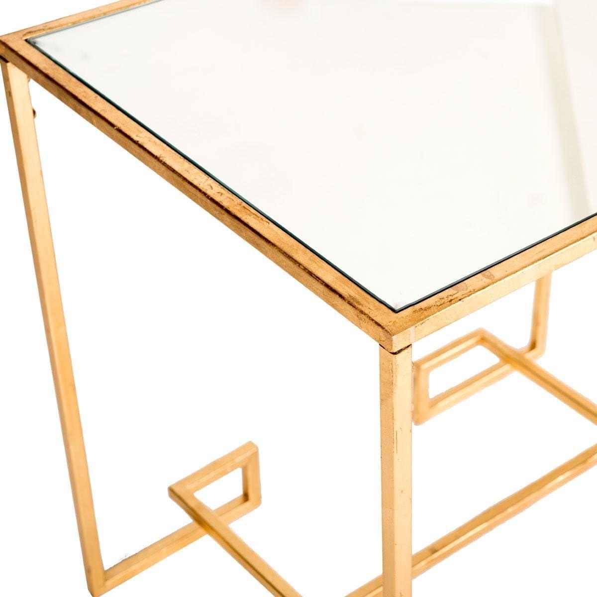 Seamus Accent Table - Gold/Mirror - Safavieh.