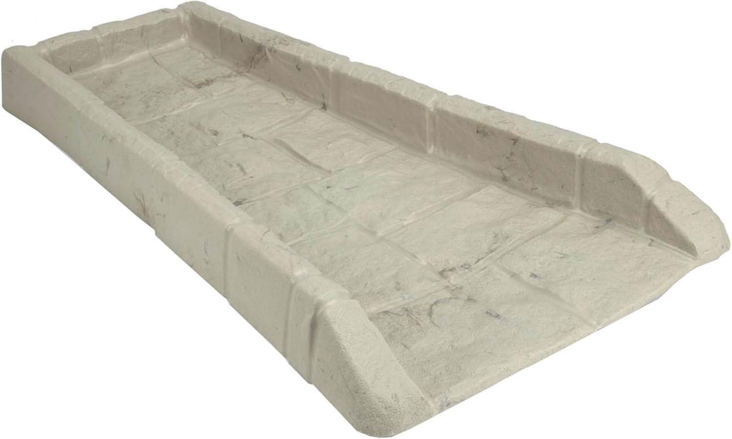 Suncast SB24 Decorative Rain Gutter Downspout Splash Block, Tan  (2 Pack)