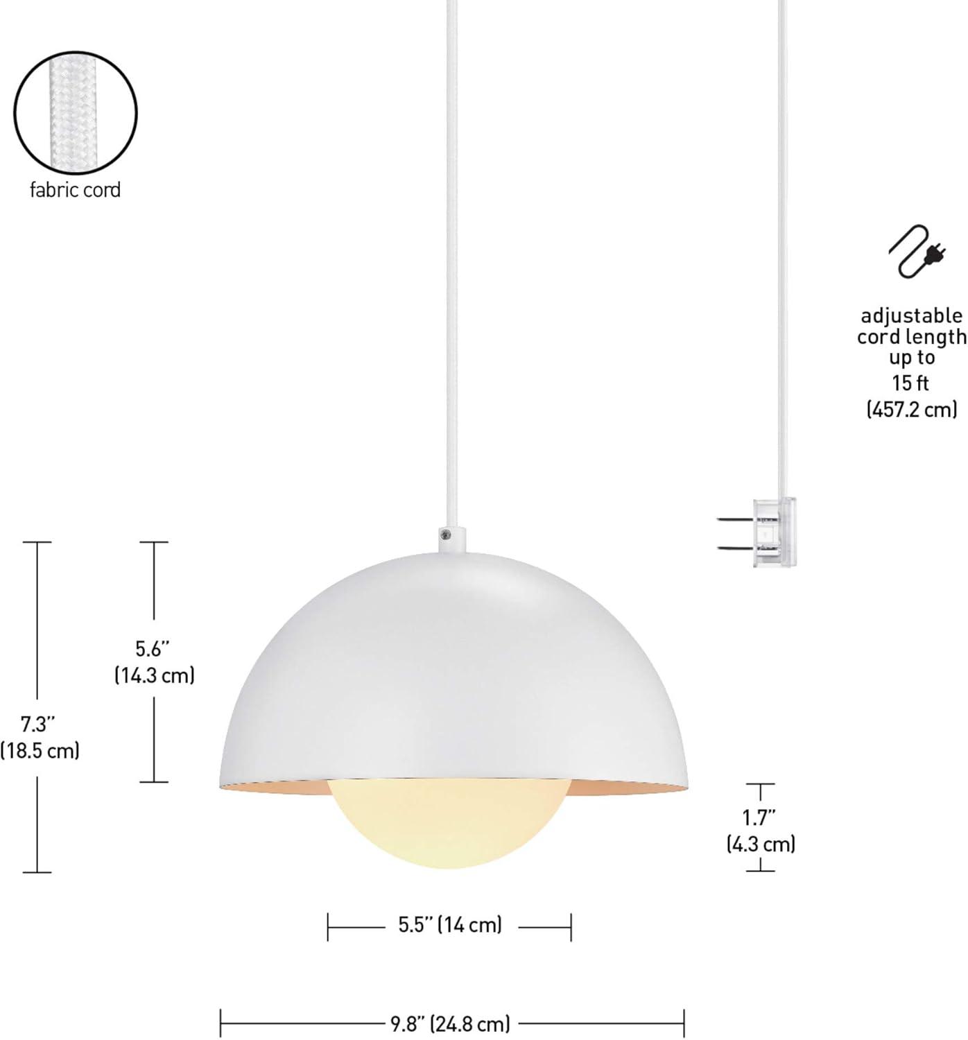 Amelia 1 - Light Matte White Single Pendant